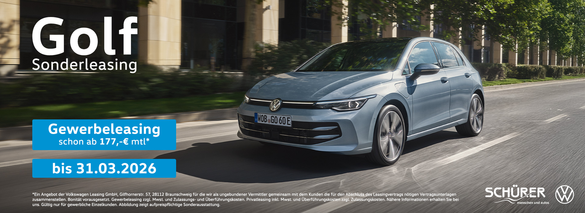 VW Golf Gewerbeleasing Autohaus Schürer GmbH & Co. KG Dießen am Ammersee