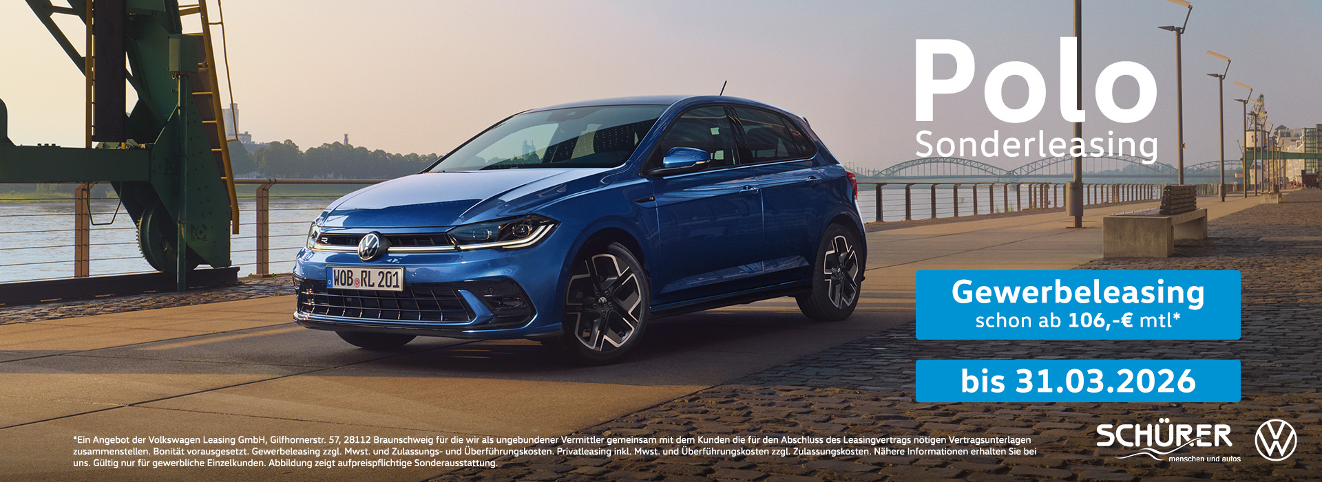 VW Polo Gewerbeleasing Autohaus Schürer GmbH & Co. KG Dießen am Ammersee