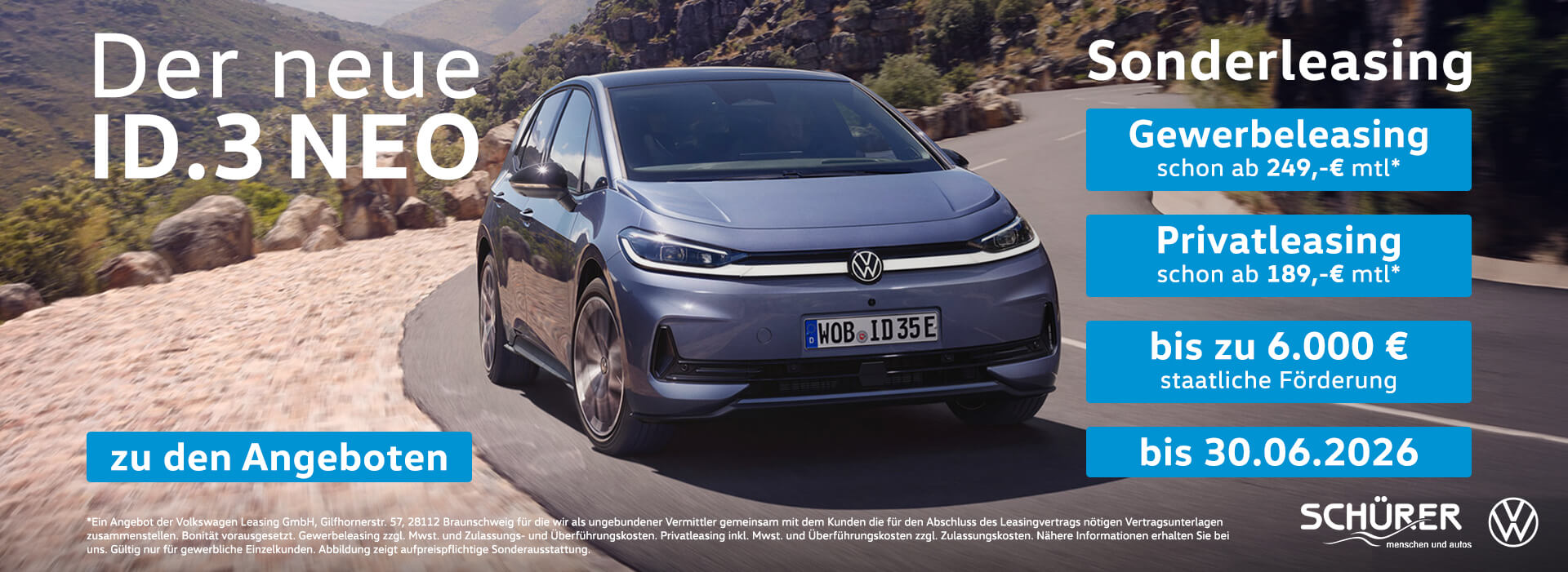 VW ID.3 NEO Sonderleasing